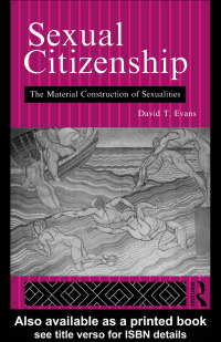 Omslagafbeelding: Sexual Citizenship 1st edition 9780415058001