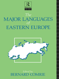 Cover image: The Major Languages of Eastern Europe 1st edition 9781138429291