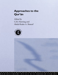 Cover image: Approaches to the Qur'an 1st edition 9780415057554