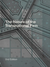 Cover image: The Nature of the Transnational Firm 2nd edition 9780415167871