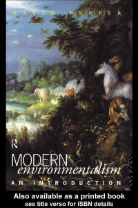 Cover image: Modern Environmentalism 1st edition 9780415057455