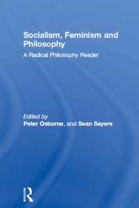 Cover image: Socialism, Feminism and Philosophy 1st edition 9781138475564