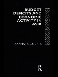 Immagine di copertina: Budget Deficits and Economic Activity in Asia 1st edition 9780415055406