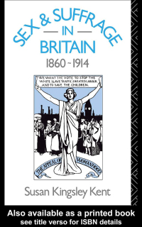 Omslagafbeelding: Sex and Suffrage in Britain 1860-1914 1st edition 9781138138797