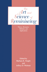 Cover image: The Art and Science of Reminiscing 1st edition 9781138963870