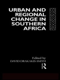 صورة الغلاف: Urban and Regional Change in Southern Africa 1st edition 9780415054416