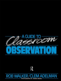 Imagen de portada: A Guide to Classroom Observation 1st edition 9780415051200