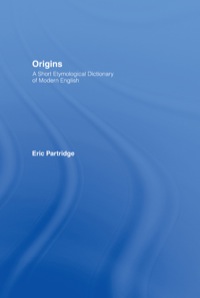 Cover image: Origins 1st edition 9780415474337