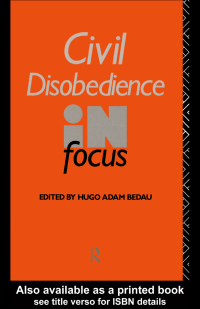 Cover image: Civil Disobedience in Focus 1st edition 9780415050555