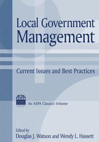 Cover image: Local Government Management 1st edition 9780765611277