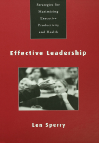 Imagen de portada: Effective Leadership 1st edition 9781583910832