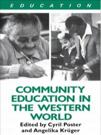 Cover image: Community Education and the Western World 1st edition 9780415047159
