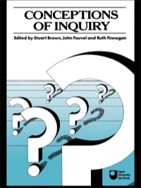 Imagen de portada: Conceptions of Inquiry 1st edition 9780415045650
