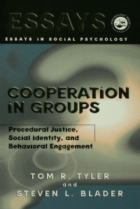 Cover image: Cooperation in Groups 1st edition 9780415763547