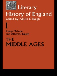 Omslagafbeelding: A Literary History of England 2nd edition 9780415045575