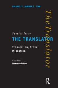 Cover image: Translation, Travel, Migration 1st edition 9781900650908