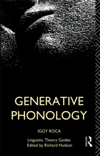 表紙画像: Generative Phonology 1st edition 9780415041416