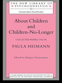 Cover image: About Children and Children-No-Longer 1st edition 9781138172142