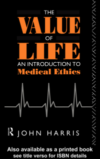 表紙画像: The Value of Life 1st edition 9780415040327