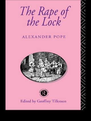 Titelbild: The Rape of the Lock 3rd edition 9781138135956