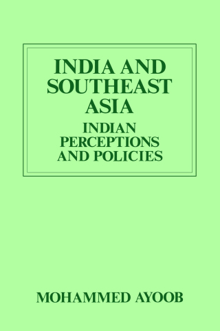 Cover image: India and Southeast Asia (Routledge Revivals) 1st edition 9780367239770