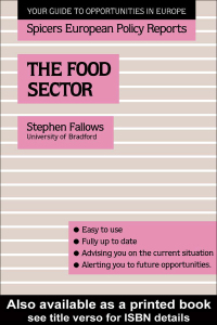 Imagen de portada: The Food Sector 1st edition 9780415038331