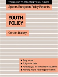 صورة الغلاف: Youth Policy 1st edition 9780415038324