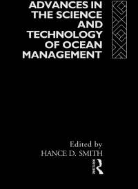 Cover image: Advances in the Science and Technology of Ocean Management 1st edition 9780415038171