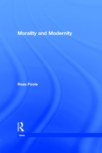 Cover image: Morality and Modernity 1st edition 9780415036016