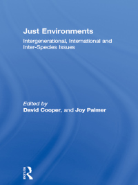 表紙画像: Just Environments 1st edition 9780415103350