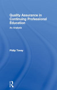 صورة الغلاف: Quality Assurance in Continuing Professional Education 1st edition 9780415098311