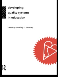 صورة الغلاف: Developing Quality Systems in Education 1st edition 9781138466166