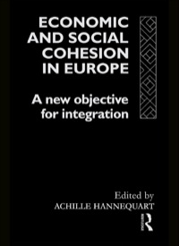 Omslagafbeelding: Economic and Social Cohesion in Europe 1st edition 9780415066174