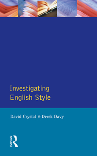 Titelbild: Investigating English Style 1st edition 9781138167544