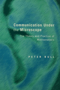 Cover image: Communication Under the Microscope 1st edition 9780415046886
