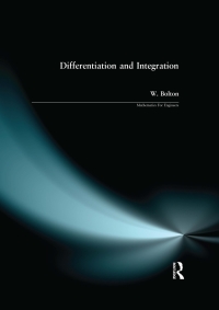 Cover image: Differentiation and Integration 1st edition 9781138181168