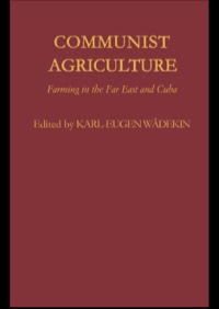 Immagine di copertina: Communist Agriculture 1st edition 9780415042055