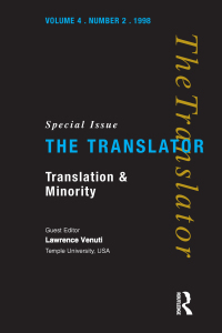 Cover image: Translation and Minority 1st edition 9781900650106