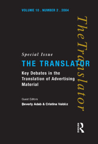 Cover image: Key Debates in the Translation of Advertising Material 1st edition 9781138437463