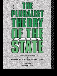 صورة الغلاف: The Pluralist Theory of the State 1st edition 9780415033718