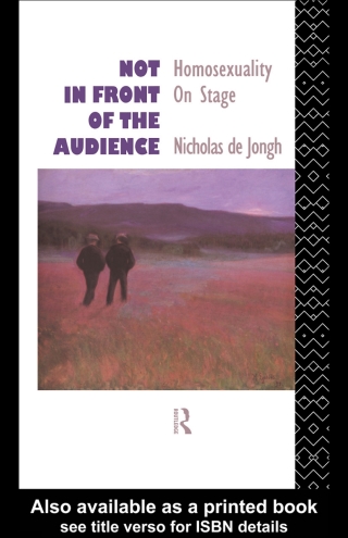 Imagen de portada: Not in Front of the Audience 1st edition 9780415033633
