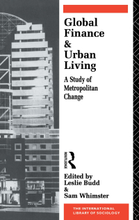 صورة الغلاف: Global Finance and Urban Living 1st edition 9780415070973