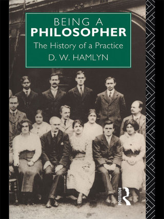 Cover image: Being a Philosopher 1st edition 9780415755160