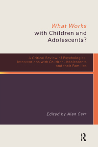 Immagine di copertina: What Works with Children and Adolescents? 1st edition 9780415233507