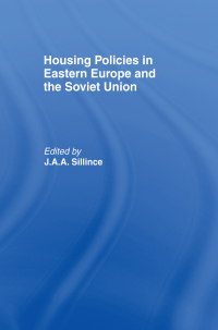 Cover image: Housing Policies in Eastern Europe and the Soviet Union 1st edition 9780415021340