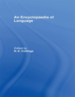 Cover image: An Encyclopedia of Language 1st edition 9780415755078