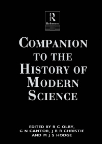 Cover image: Companion to the History of Modern Science 1st edition 9780415019880
