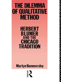 Titelbild: Dilemma Qualitative Method 1st edition 9780415017725