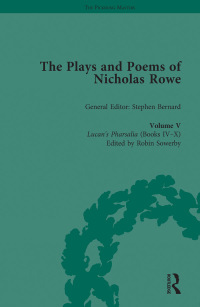 Imagen de portada: The Plays and Poems of Nicholas Rowe, Volume V 1st edition 9781138689657