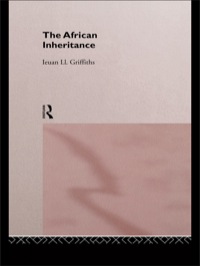 表紙画像: The African Inheritance 1st edition 9780415010917